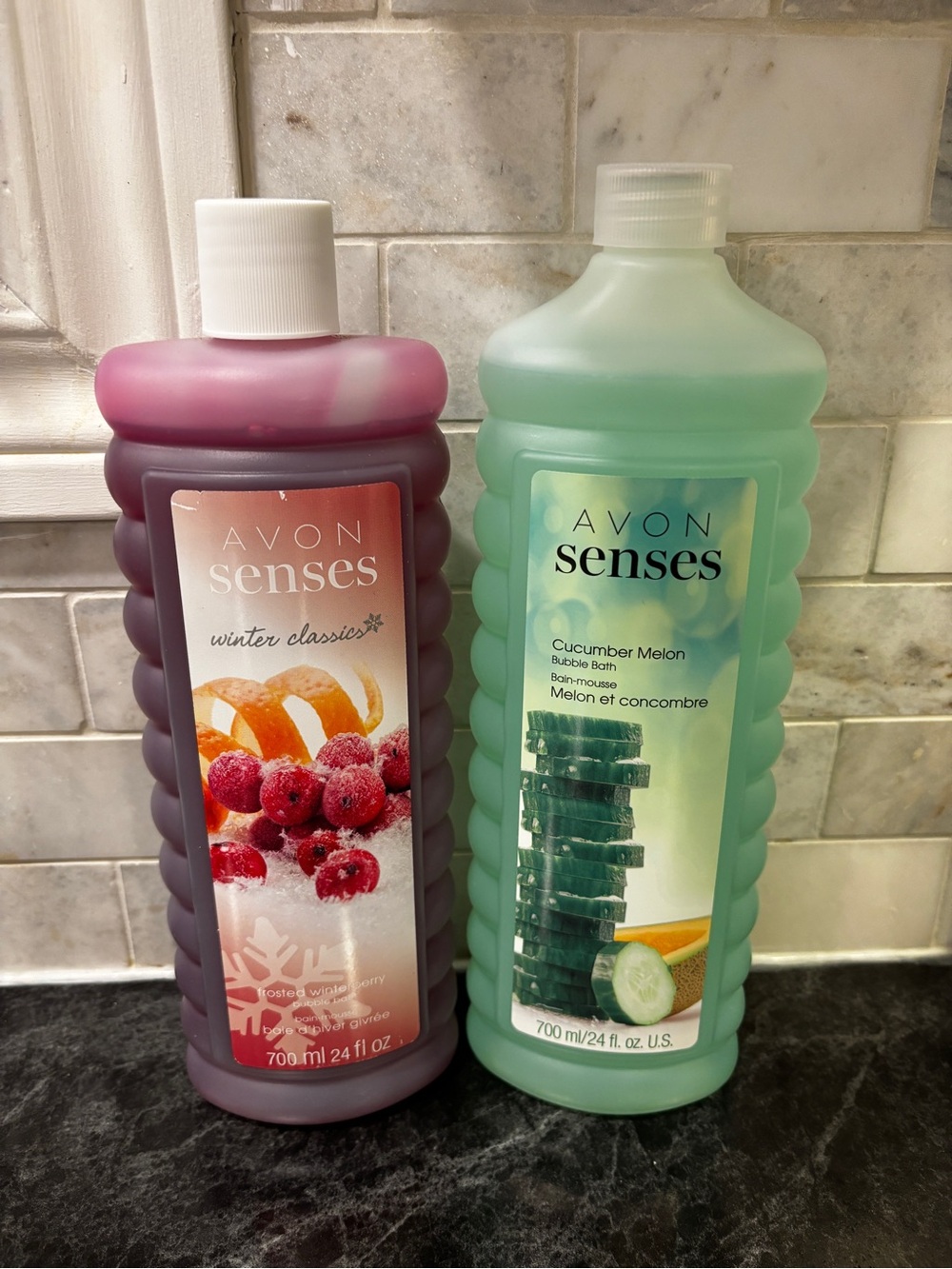 Winterberry and Cucumber melon bubble bath